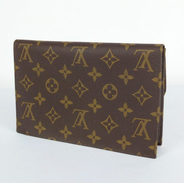 10002910 2 Louis Vuitton Pochette Lava Monogram Clutch Bag Brown