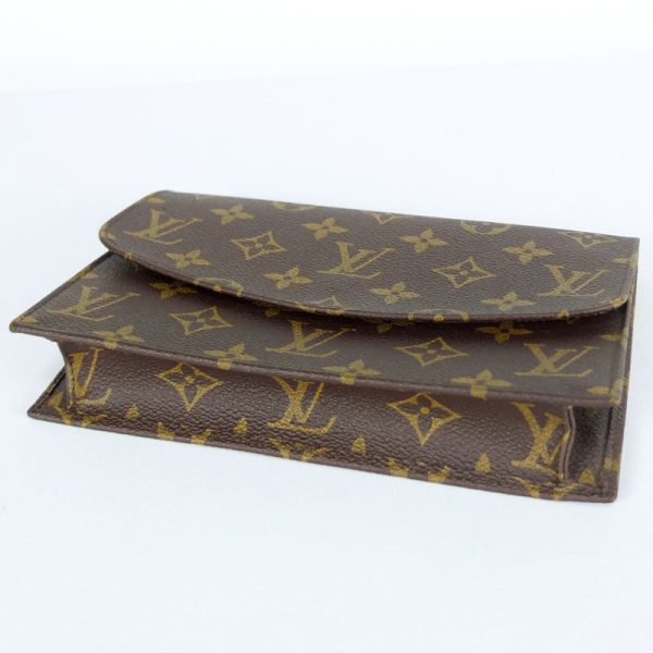 10002910 3 Louis Vuitton Pochette Lava Monogram Clutch Bag Brown