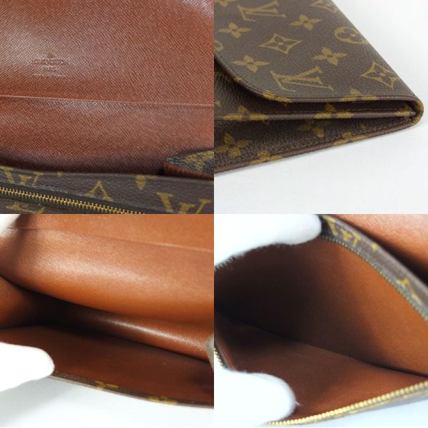 10002910 7 Louis Vuitton Pochette Lava Monogram Clutch Bag Brown