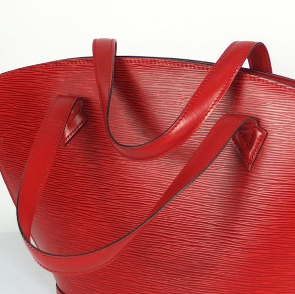 10003036 5 Louis Vuitton Saint Jacques Handbag Castilian Red Epi