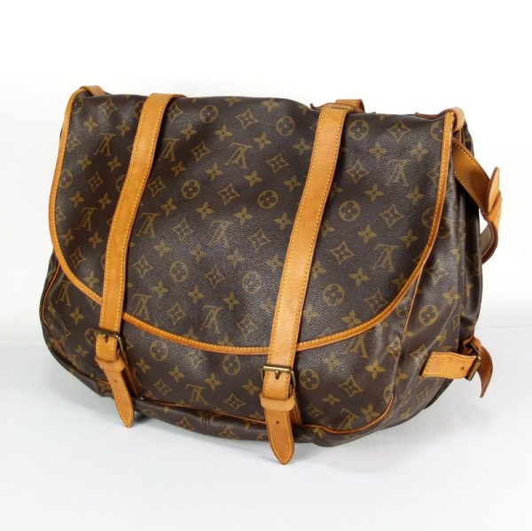 10003106 2 Louis Vuitton Saumur Shoulder Bag Monogram Brown