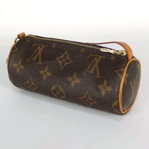 10003242 2 Louis Vuitton Papillon Pouch Monogram Brown