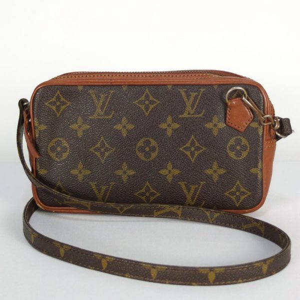 10003330 1 Louis Vuitton Marly Bandouliere Pochette Shoulder Bag Monogram Brown