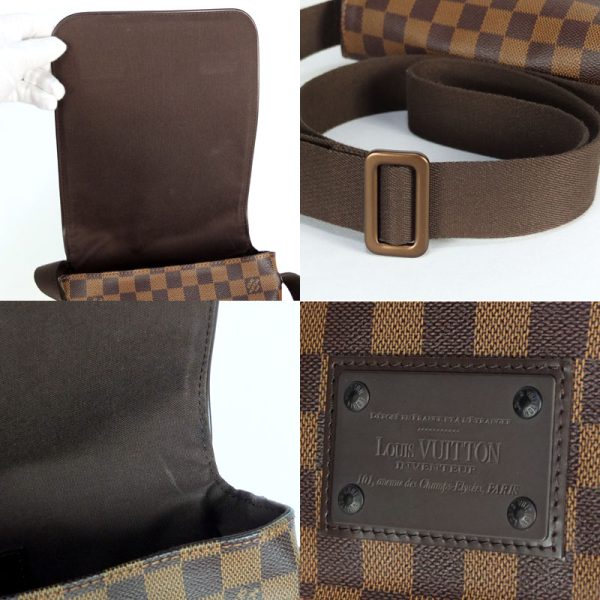 10003383 8 Louis Vuitton Brooklyn Damier Ebene Shoulder Bag Brown