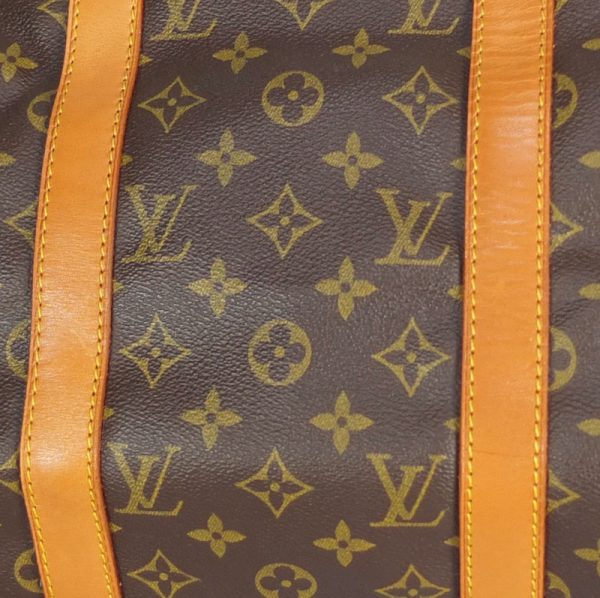 10003384 6 Louis Vuitton Keepall Bandouliere Monogram Boston Bag Brown