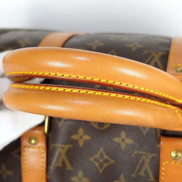 10003384 7 Louis Vuitton Keepall Bandouliere Monogram Boston Bag Brown