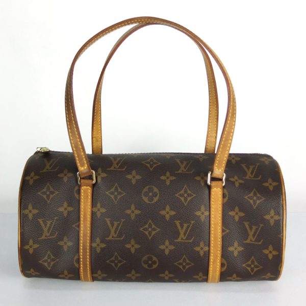 10003398 1 Louis Vuitton Papillon Monogram Handbag Brown