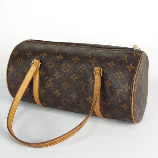 10003398 2 Louis Vuitton Papillon Monogram Handbag Brown