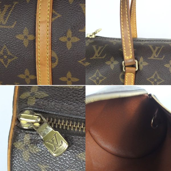 10003398 9 Louis Vuitton Papillon Monogram Handbag Brown