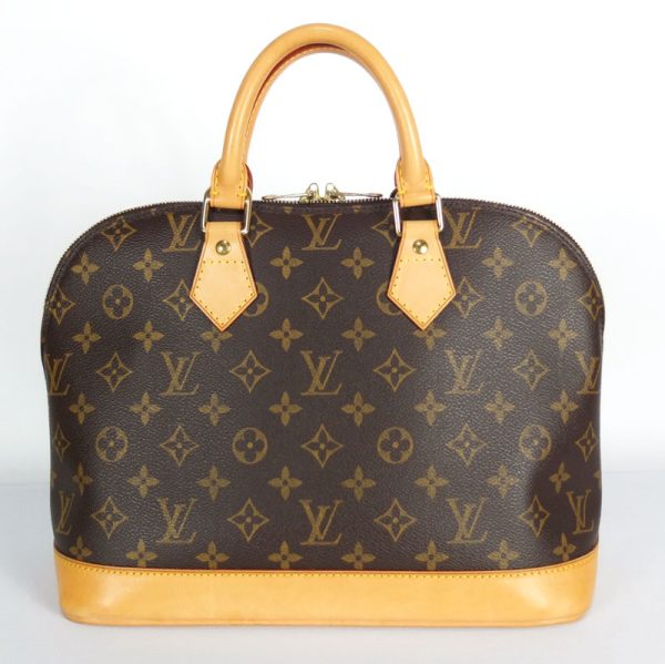 10003400 1 Louis Vuitton Alma Monogram Handbag Brown