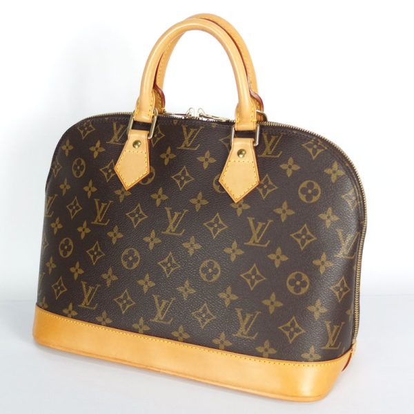 10003400 2 Louis Vuitton Alma Monogram Handbag Brown