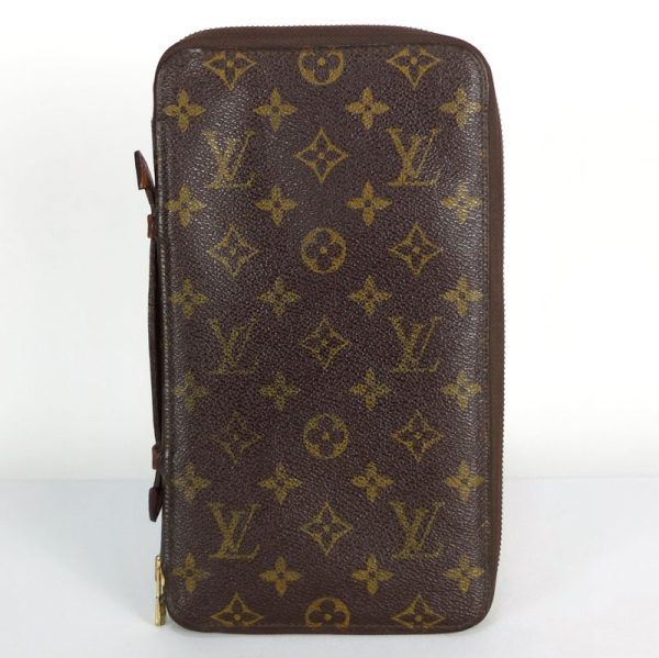 10003407 1 Louis Vuitton Posh Escapade Monogram Travel Case Brown