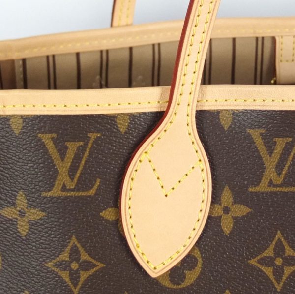 10003440 5 Louis Vuitton Neverfull Monogram Tote Bag Beige