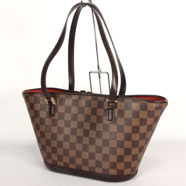 10003467 2 Louis Vuitton Manosque Damier Ebene Tote Bag Brown