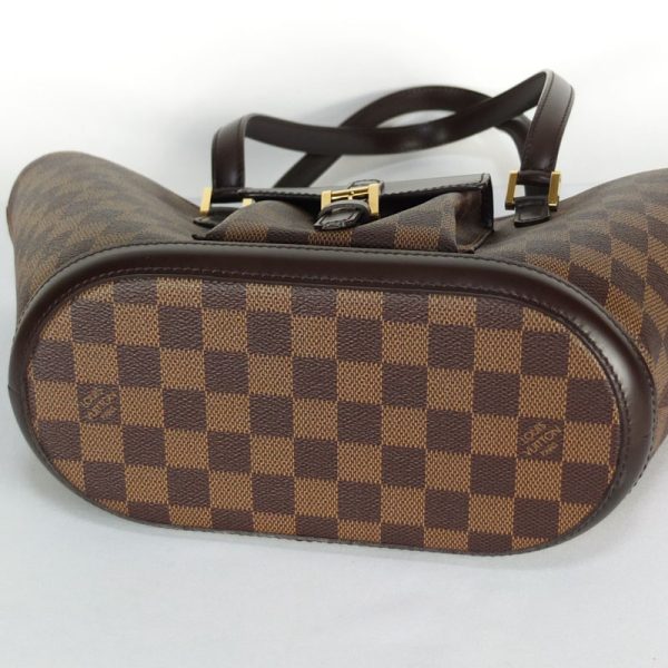 10003467 3 Louis Vuitton Manosque Damier Ebene Tote Bag Brown