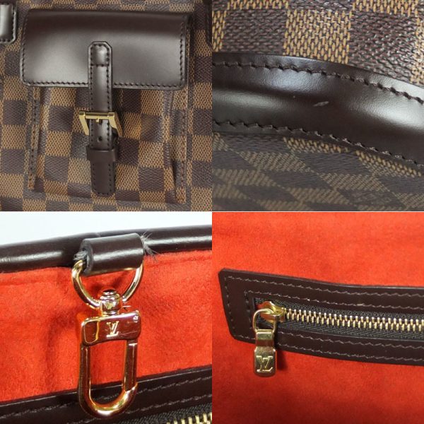 10003467 9 Louis Vuitton Manosque Damier Ebene Tote Bag Brown