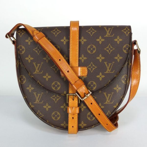 10003508 1 Louis Vuitton Chantilly Monogram Shoulder Bag Brown