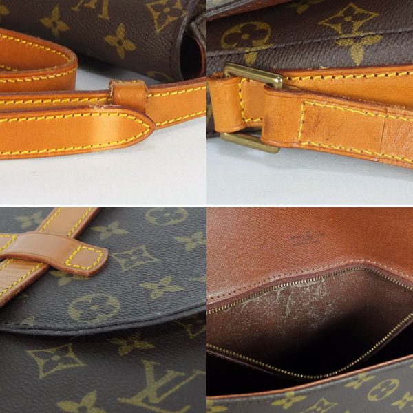 10003508 10 Louis Vuitton Chantilly Monogram Shoulder Bag Brown