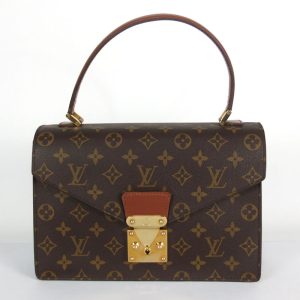 10003588 1 Louis Vuitton Keepall Bandouliere 50 Monogram Canvas Bag Brown