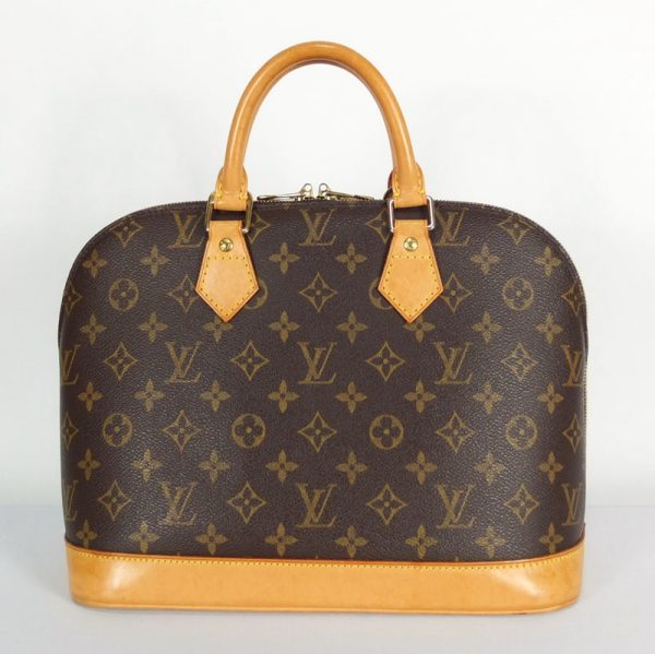 10003604 1 Louis Vuitton Alma Monogram Handbag Brown