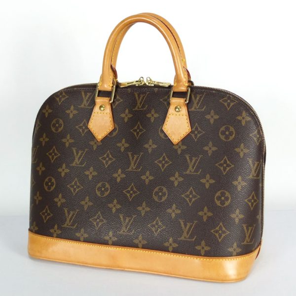 10003604 2 Louis Vuitton Alma Monogram Handbag Brown