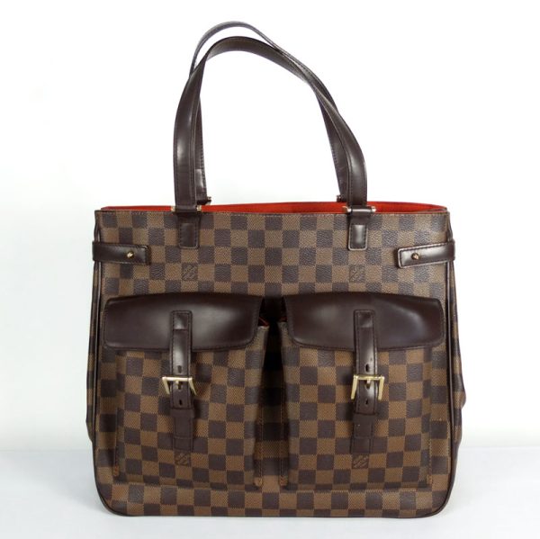 10003677 1 Louis Vuitton Uzes Damier Ebene Tote Bag Brown