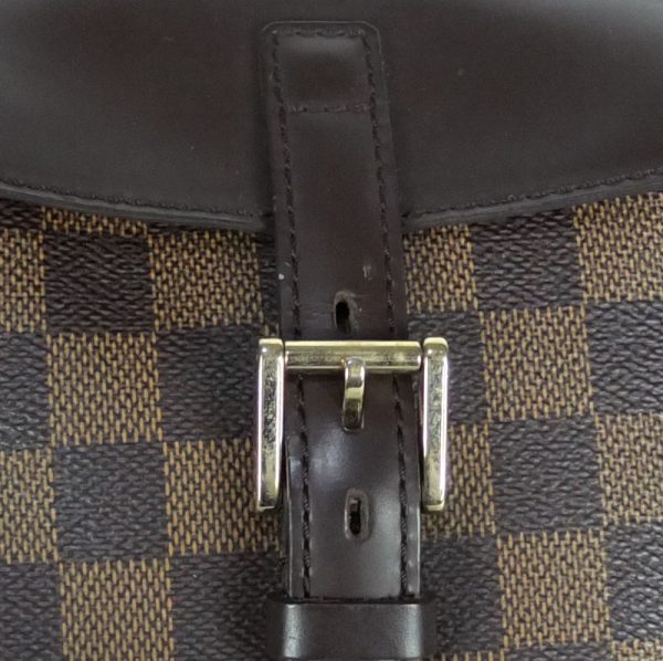 10003677 8 Louis Vuitton Uzes Damier Ebene Tote Bag Brown