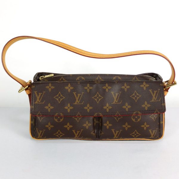 10003683 1 Louis Vuitton Viva Shite Monogram Shoulder Bag Brown