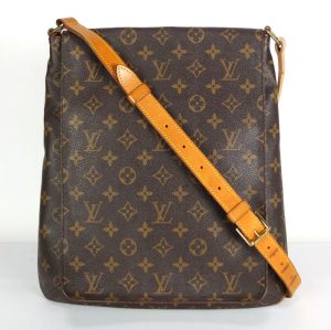 10003721 1 LOUIS VUITTON Musette Salsa Shoulder Ebene Brown