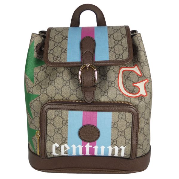 10003883 1 Gucci Interlocking G Print GG Supreme Backpack