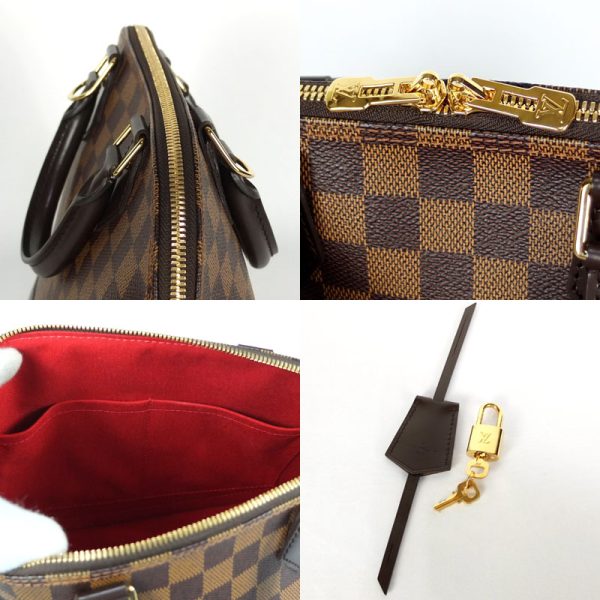 10003893 9 Louis Vuitton Alma Handbag Damier Ebene