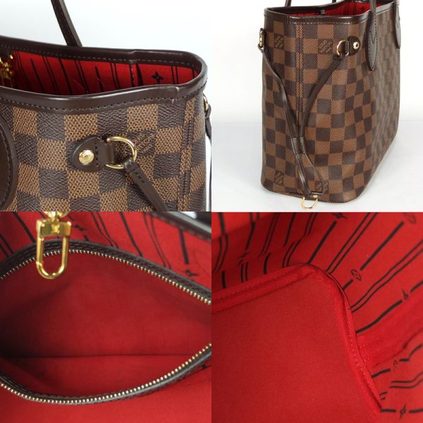 10003954 8 Louis Vuitton Neverfull Tote Bag Damier Ebene