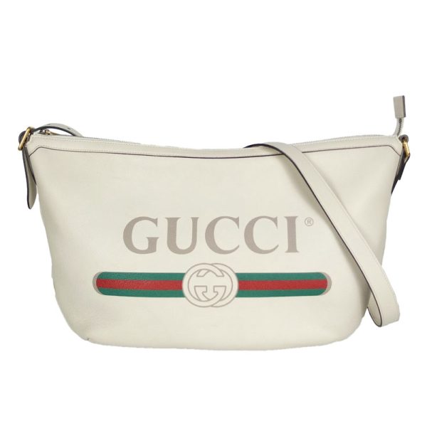 10003958 1 Gucci Half Moon Hobo Bag Gucci Print Ivory Shoulder Bag