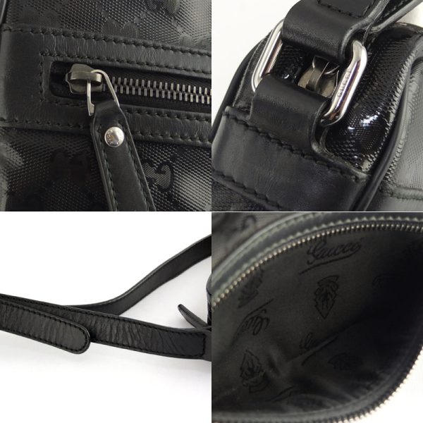 10004102 8 Gucci Shoulder Bag GG Imprime Black