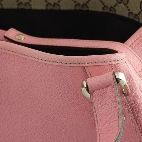 10004103 5 Gucci Abbey Line Shoulder Bag Tote Bag Pink