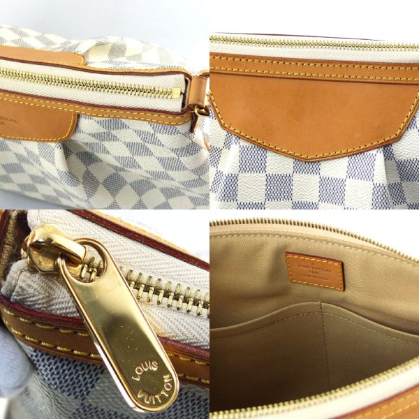 10004186 10 Louis Vuitton Syracuse Damier Azur Shoulder Bag