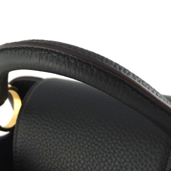 10004226 6 Louis Vuitton Capucines Black Taurillon Leather Shoulder Bag