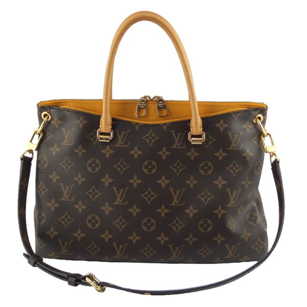 10004393 1 Louis Vuitton Pallas Monogram Saffron Bag