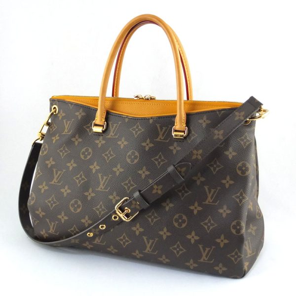 10004393 2 Louis Vuitton Pallas Monogram Saffron Bag