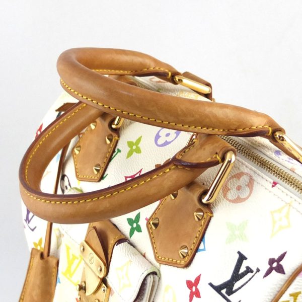 10004462 4 Louis Vuitton Speedy Monogram Multicolor Bronze Handbag