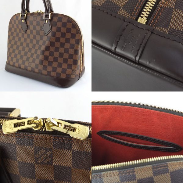 10004546 10 Louis Vuitton Alma Damier Ebene