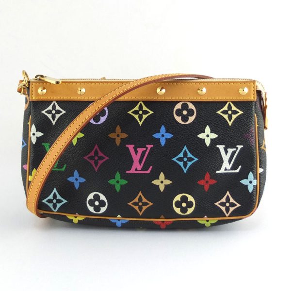 10004553 1 Louis Vuitton Pochette Accessoire Monogram Multicolor Noir