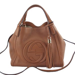 10004572 1 Ferragamo Tote Bag Gancini Monogram Beige Black