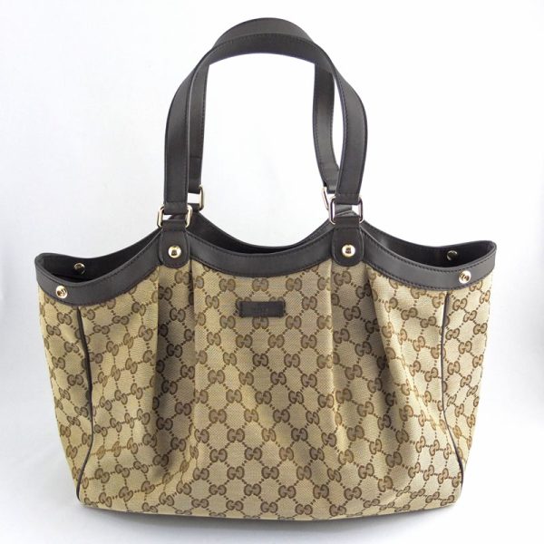 10004575 1 Gucci GG Canvas Beige Tote Bag