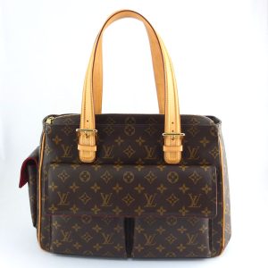 10004599 1 Louis Vuitton Vibasite MM Monogram Shoulder Bag Brown