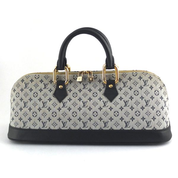 10004612 1 Louis Vuitton Alma Ron Monogram Mini Blue Gold