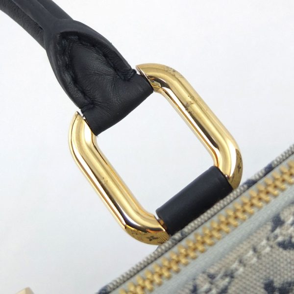 10004612 6 Louis Vuitton Alma Ron Monogram Mini Blue Gold