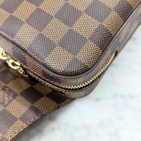 100 16 Louis Vuitton Gieronymous Damier Waist Bag Brown