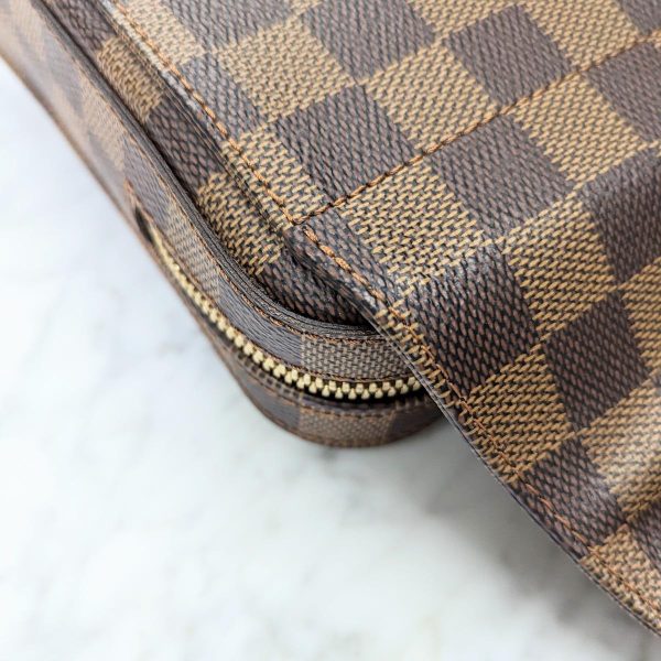 100 20 Louis Vuitton Gieronymous Damier Waist Bag Brown