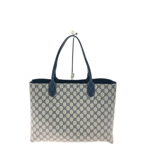 1013103349722 2 Gucci Womens GG Supreme Reversible Tote Bag Navy